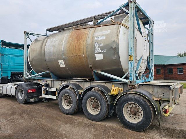 Tanksemitrailer VAN HOOL Tankchassis + Tankcontainer