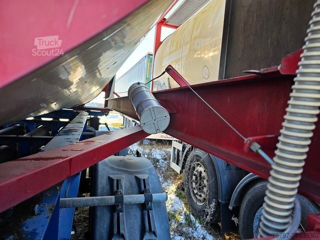 Vekselpåbygg-semitrailer SCHMITZ CARGOBULL 20" Tankconatinerchassis + Tankcontainer