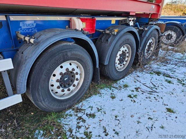 Vekselpåbygg-semitrailer SCHMITZ CARGOBULL 20" Tankconatinerchassis + Tankcontainer