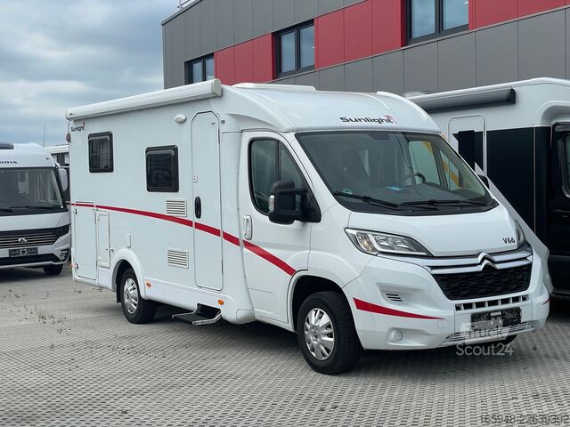 Camping-car semi-intégré SUNLIGHT V 66 VANS | Einzelbetten,TV+SAT,Markise