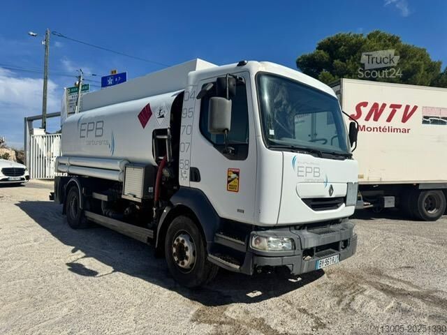 Camión cisterna Renault MIDLUM 210 CITERNE MERCERON 11000 L 4 COMPARTIMENT