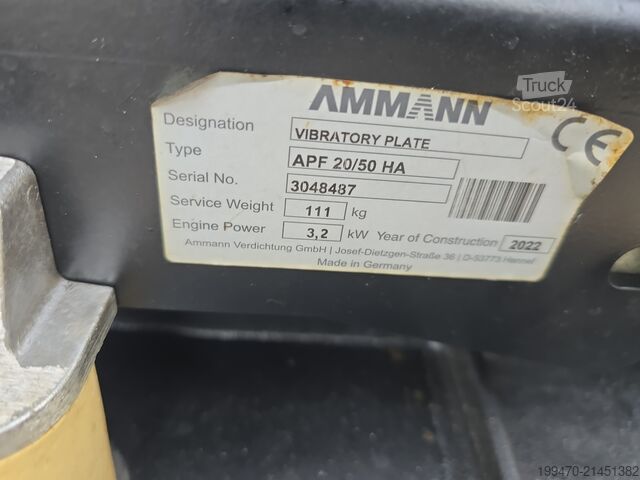 Compactor manual Ammann APF 2050