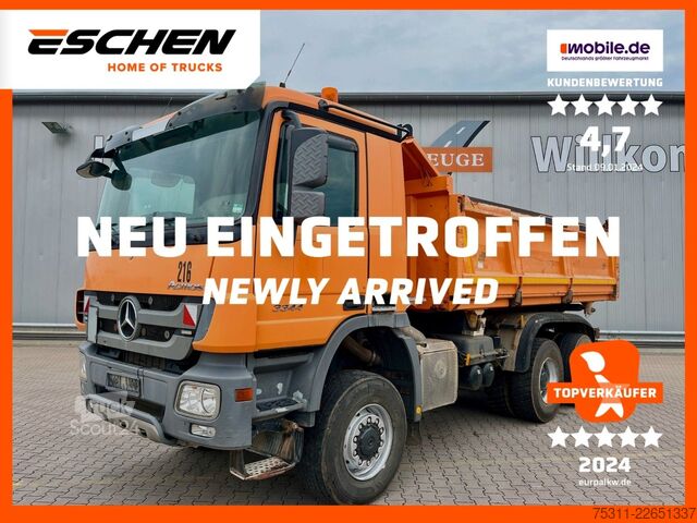 Kipper LKW MERCEDES-BENZ Actros 3344 MP3 AK 6x6 | Bordmatik*Telligent*BB