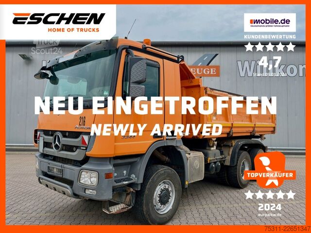 Dreiseitenkipper LKW MERCEDES-BENZ Actros 3344 MP3 AK 6x6 | Bordmatik*Telligent*BB