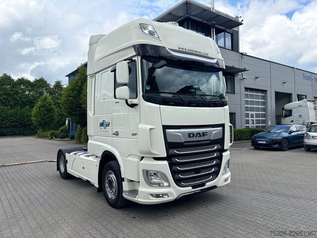 وحدة جرار قياسية DAF XF 480 FT SSC, Intarder, Standklima, weiß