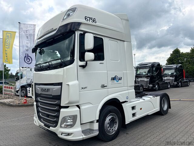 وحدة جرار قياسية DAF XF 480 FT SSC, Intarder, Standklima, weiß