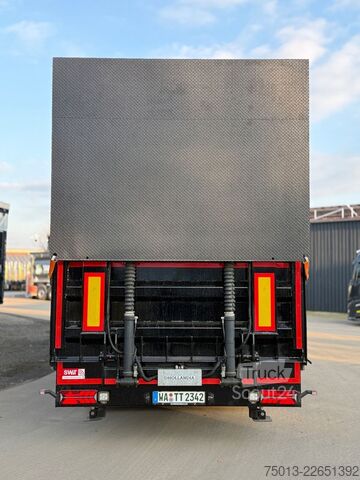 Відкритий напівпричіп з тентом SCHWARZMÜLLER Gabelstapler-Transporter, 2-teilige LBW, MIETEN?