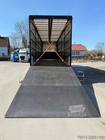 Відкритий напівпричіп з тентом SCHWARZMÜLLER Gabelstapler-Transporter, 2-teilige LBW, MIETEN?