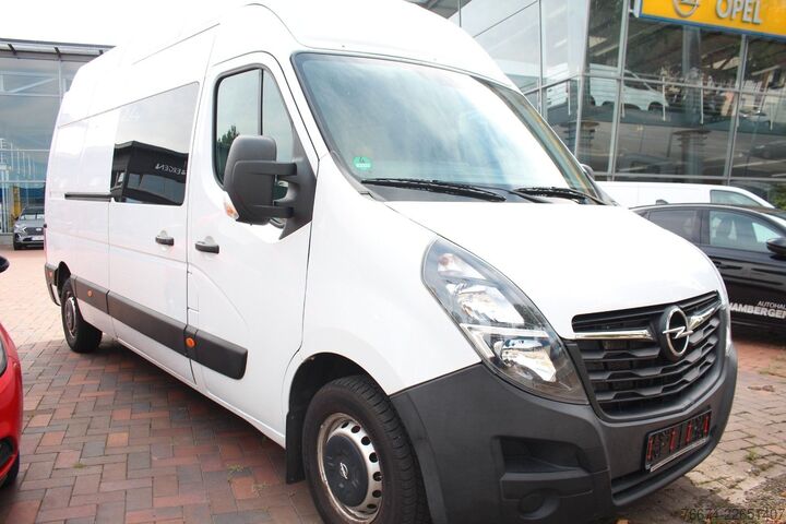 Furgon z wysokim dachem OPEL Movano B Doka L3H3 6 Sitzer AHK Navi