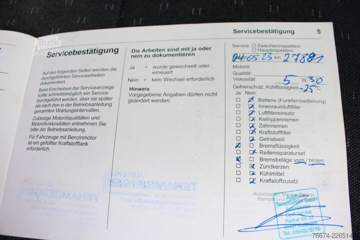 Furgon z wysokim dachem OPEL Movano B Doka L3H3 6 Sitzer AHK Navi