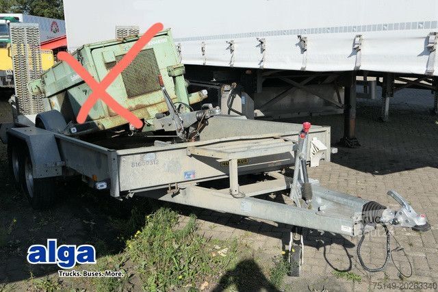 Remorque porte-engins surbaissée HUMBAUR HS 353718,  Tandem, Rampen, Verzinkt, 2,8to. NL