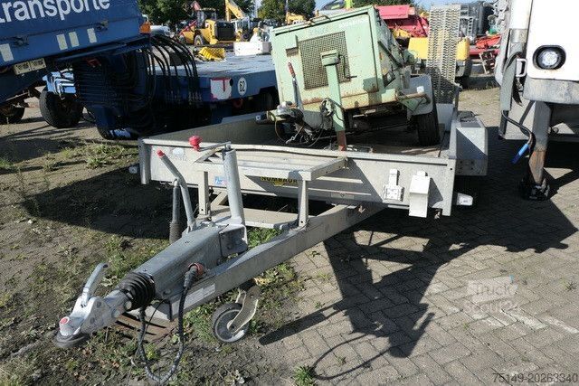 Nízkozdvižný príves HUMBAUR HS 353718,  Tandem, Rampen, Verzinkt, 2,8to. NL