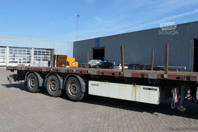 Arbejdsplatform sættevogn  Wiese S3-36PL-S, Verbreiterbar, Gelenkt, Luftfe.