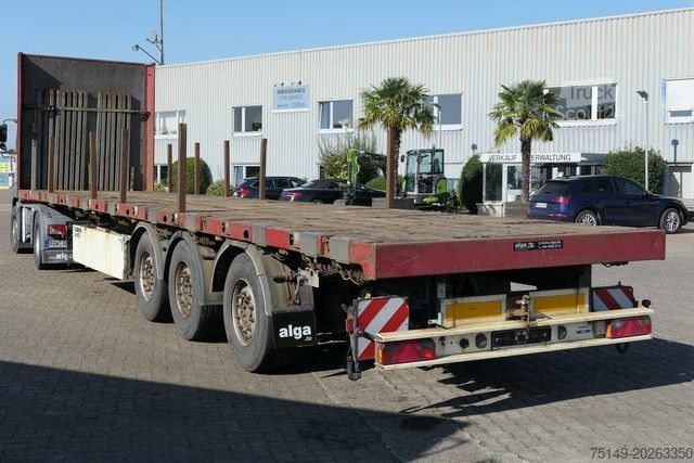 Arbejdsplatform sættevogn  Wiese S3-36PL-S, Verbreiterbar, Gelenkt, Luftfe.