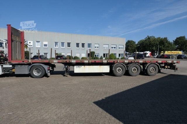 Åben sættevogn  Wiese S3-36PL-S, Verbreiterbar, Gelenkt, Luftfe.