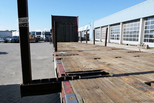Åben sættevogn  Wiese S3-36PL-S, Verbreiterbar, Gelenkt, Luftfe.