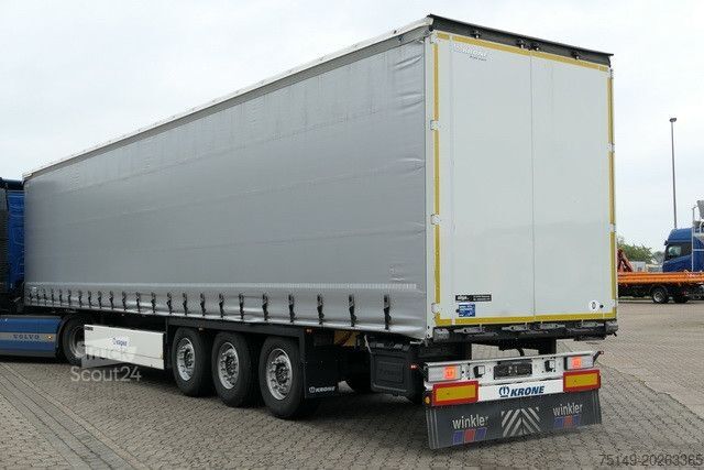 Auflieger mit Pritsche & Plane KRONE SDP 27 eLB50-CS Pro,Alu-Bretter,Edscha,Luft-Lift