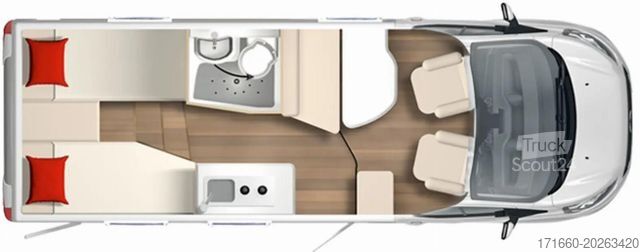 Camping-car semi-intégré BÜRSTNER Lineo T 620 G AUTOM, SAT&TV, NAVI&RFK, WINTERP.