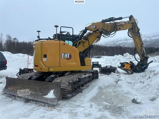 Raupenbagger CAT 315 excavator w/ VA boom, GPS, rototilt and 2 buck