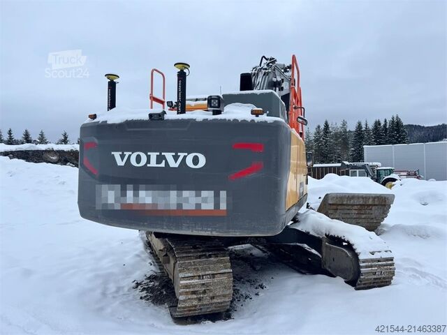 Raupenbagger Volvo EC220EL Beltegraver – Rototilt – 2 skuffer – US er