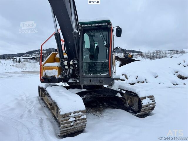 Raupenbagger Volvo EC220EL Beltegraver – Rototilt – 2 skuffer – US er