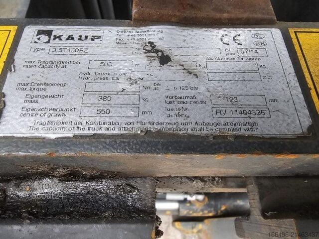 Be- és kirakodógép Kaup 3.5T160BZ