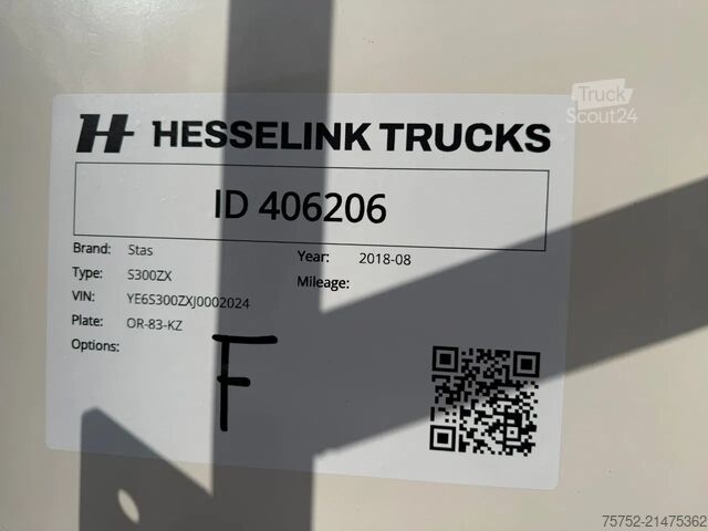 Fond mouvant Stas S300ZX 92m3 Alcoa Dura Bright APK/TUV 09-2026