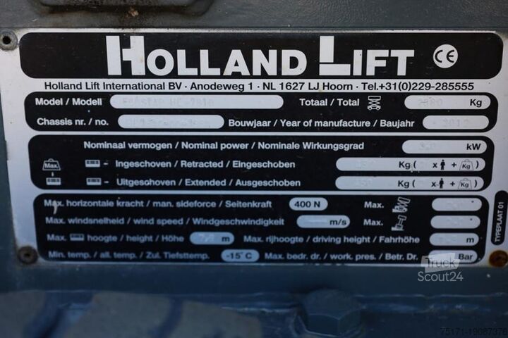 Schaarlift Holland Lift Ecostar HL-7810 Electric, 10m Working Height, 450k