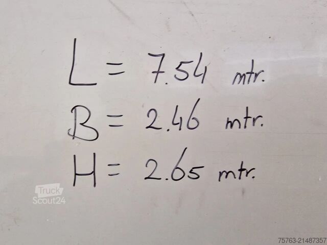 Koffer MAN TGM 18.290 - side doors - euro 6 - automatic - ...