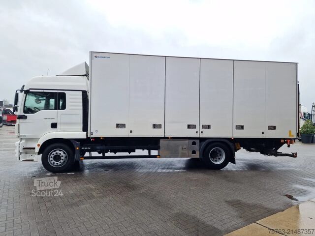 Koffer MAN TGM 18.290 - side doors - euro 6 - automatic - ...
