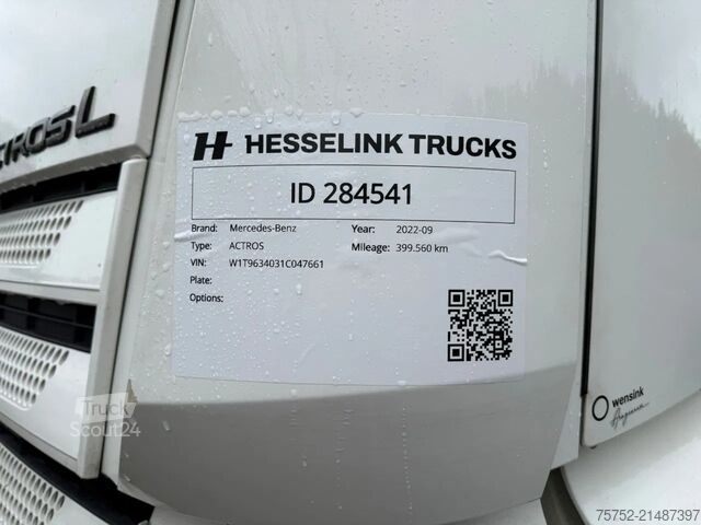 Standartinis-SZM Mercedes-Benz Actros 1845 L Gigaspace 2x tank Standairco Smar...