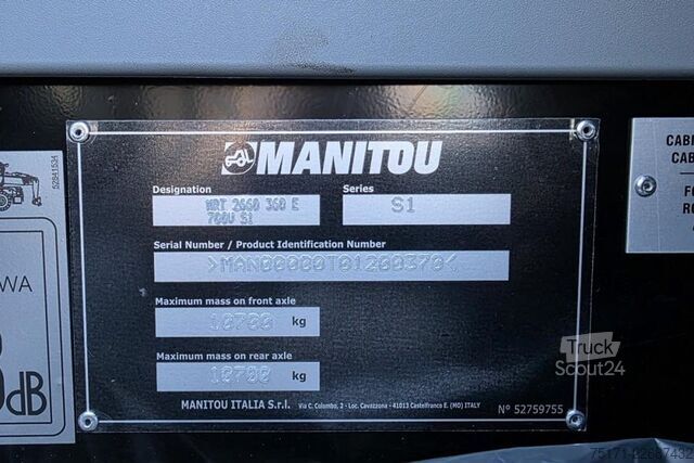Kuormaaja Manitou MRT2660 360E 100% Electric 65 kWh Lithium-Ion Batt