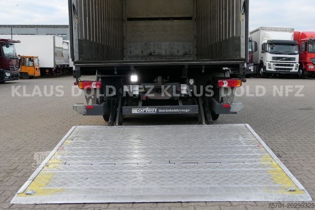 Nákladné auto s plochou korbou a plachtou RENAULT Premium 430 Getränkewagen Lift-/Lenkachse EU5