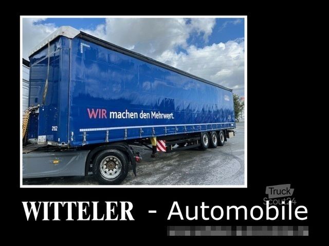 Auflieger SCHMITZ CARGOBULL SCS 24/L-13.62 EB Curtain+Edscha+Lift+Staukasten