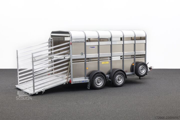  Ifor Williams TA510G | 12x6 | RAMPE-/TÜR-KOMBI 372X178X183CM VIEHANHÄNGER | 2X LÜFTUNG