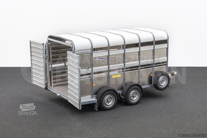  Ifor Williams TA510G | 12x6 | RAMPE-/TÜR-KOMBI 372X178X183CM VIEHANHÄNGER | 2X LÜFTUNG