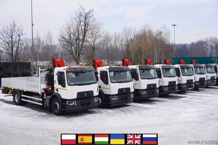 Πλατφόρμα με γερανό Renault C280 DTI 8/ FASSI crane F135A.22/ 8units