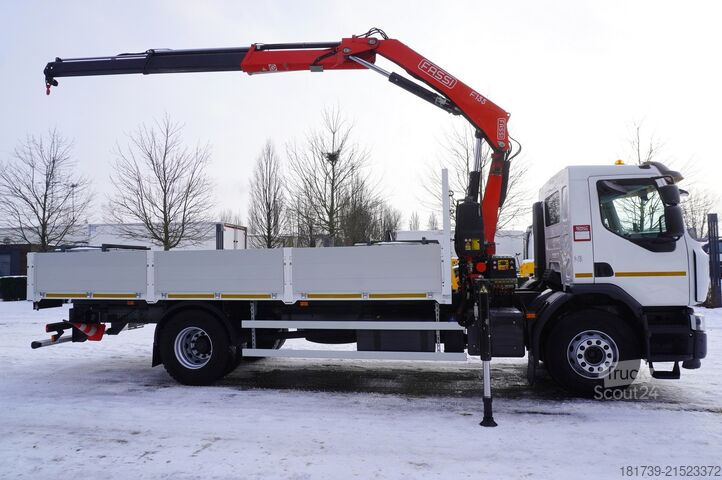 Πλατφόρμα με γερανό Renault C280 DTI 8/ FASSI crane F135A.22/ 8units