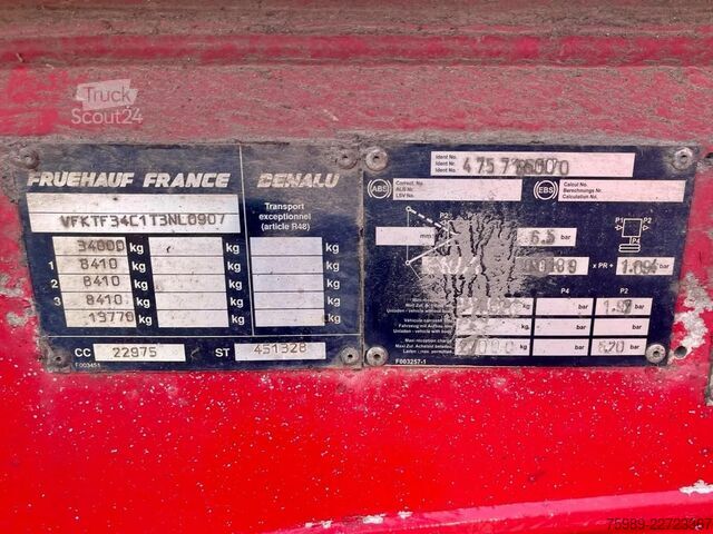 Ribaltabile Benalu 60m3 graan transport. 5910 kg gewicht. volume 6...