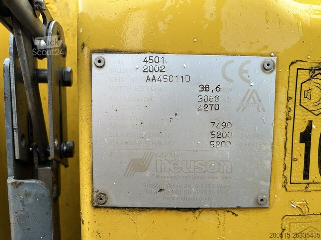 Зчленований самоскид Neuson Lifton 4501