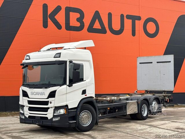 Chassis-førerhus Scania P 500 6x2*4 9 TON FRONT AXLE / RETARDER