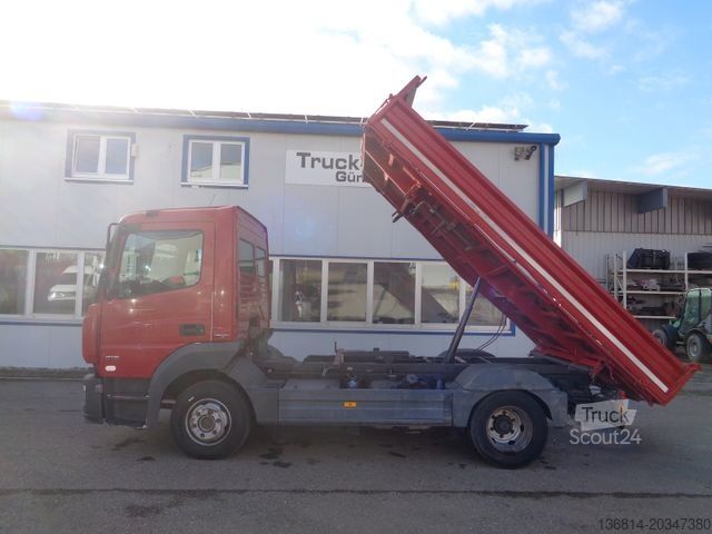 Transporter mit Kipper MERCEDES-BENZ Atego 816 AHK 3-Sitzer EU6 Meiller Kipper