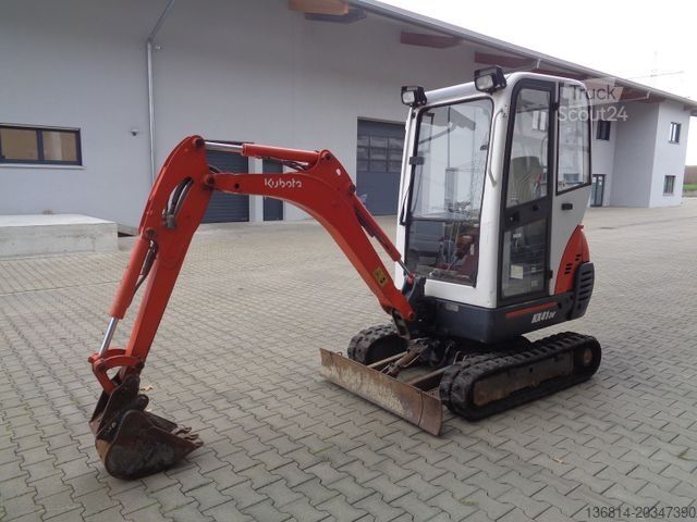 Minigraafmachine KUBOTA KX41-3V SW + Tieflöffel