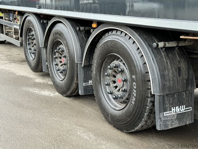 Oplegger met walking floor  H&W AGRAR 72 cbm,Lift-u. Lenkachse,Kornschieber