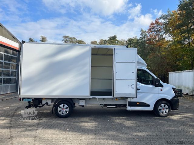 Vrachtwagen met bakwagen RENAULT MASTER MIT HUMBAUR KOFFERAUFBAU