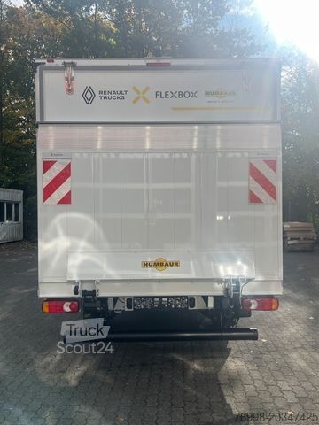 Vrachtwagen met bakwagen RENAULT MASTER MIT HUMBAUR KOFFERAUFBAU