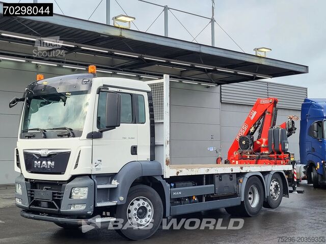 Plataforma de carga MAN TGS 26.360 6X2 Fassi F135A.0.22 Kran Crane Lift...