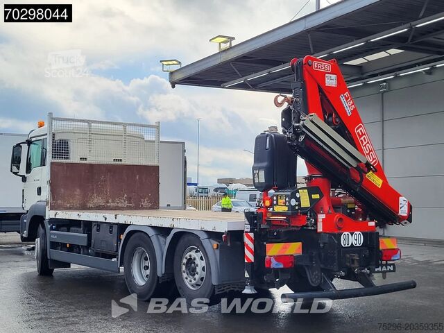 Plataforma de carga MAN TGS 26.360 6X2 Fassi F135A.0.22 Kran Crane Lift...