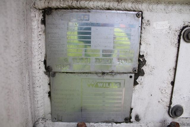 Tanker semitrailer  WILLIG Diesel/Benzin PEILSTAB Nr.: 028