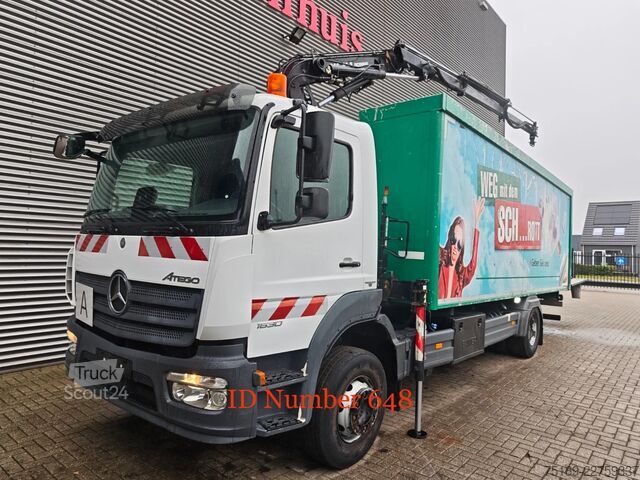 Krano sunkvežimis Mercedes-Benz Atego 1630 4x2 Atlas 65.2-A2L Tailgate!